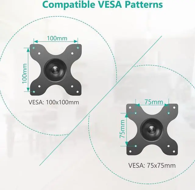 Alt view image 2 of 7 - TV Wall Mount Articulating LCD Monitor Full Motion 15 inch Extension Arm Tilt Swivel for Most 13 to 32 inch LED TV Flat Panel Screen with Mounting Holes up to 100x100mm