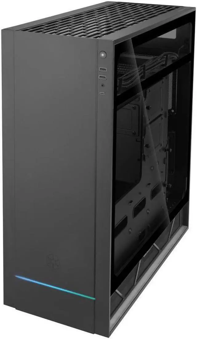 Main image of ALTA F1 Stack effect design ATX tower with aluminum shell and tempered glass
