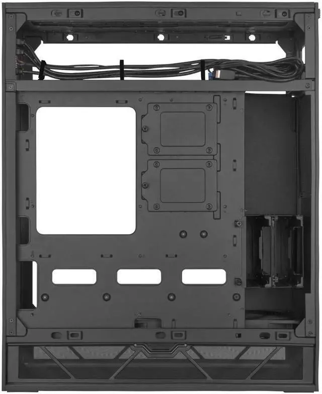 Alt view image 6 of 7 - ALTA F1 Stack effect design ATX tower with aluminum shell and tempered glass