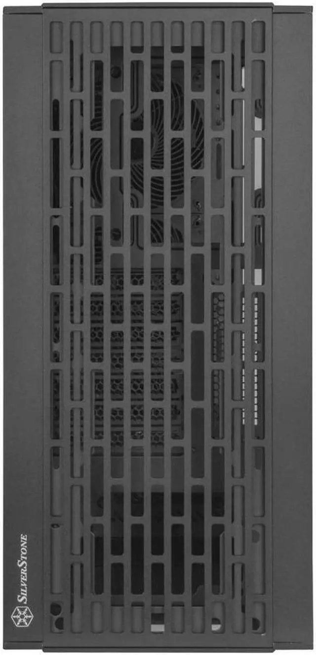 Alt view image 7 of 7 - ALTA F1 Stack effect design ATX tower with aluminum shell and tempered glass