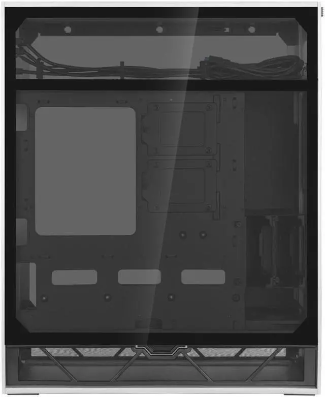 Alt view image 4 of 7 - ALTA F1 Stack effect design ATX tower with aluminum shell and tempered glass