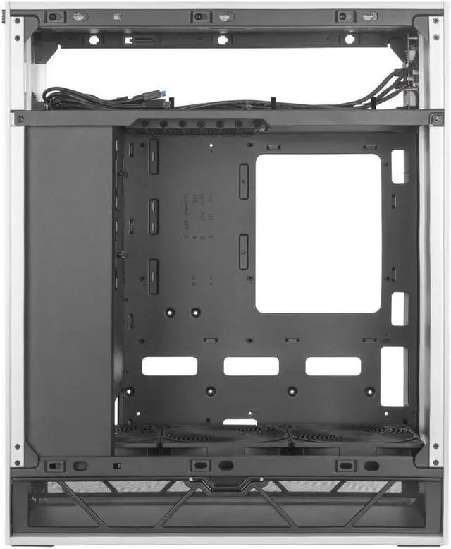 Alt view image 5 of 7 - ALTA F1 Stack effect design ATX tower with aluminum shell and tempered glass