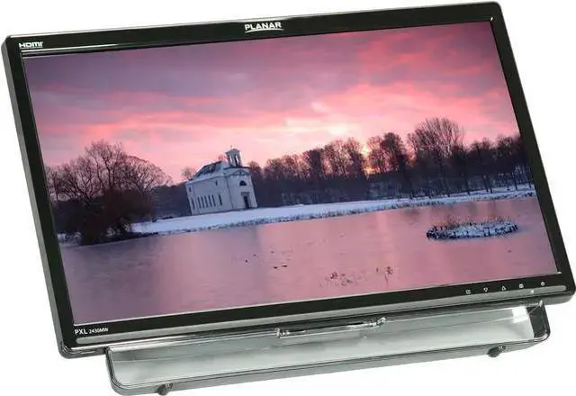 Main image of Planar PXL2430MW 24" LED LCD Touchscreen Monitor - 16:9-1920 x 1080-16.7 Million Colors - 1,000:1 - Speakers - DVI - HDMI - USB - VGA (138257)