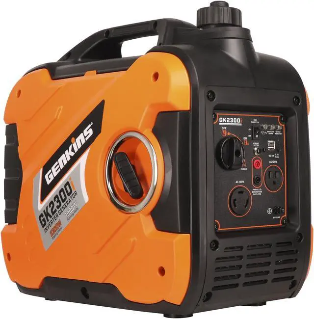 Main image of GENKINS 2300 Watt Portable Inverter Generator Ultra Quiet Gas Powered RV Ready CARB EPA Complied
