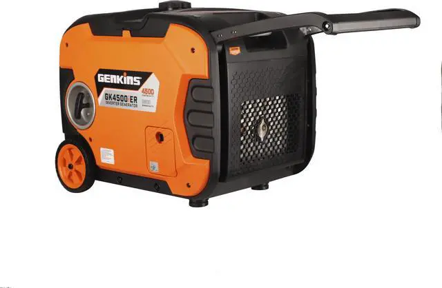 Alt view image 7 of 7 - GENKINS 4500 Watt Portable Inverter Generator Electric Start + Remote Controller Ultra Quiet RV Ready Camper Friendly