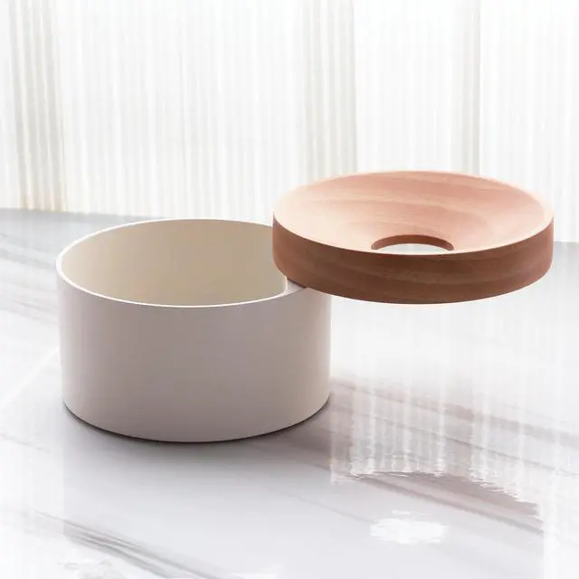 Main image of Mordeco Revov Coin Storage | Rotating Switch Mechanism| Magnetic Locking System | Coin Bank | Beech Wood | Aluminum