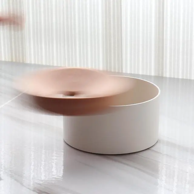 Alt view image 4 of 5 - Mordeco Revov Coin Storage | Rotating Switch Mechanism| Magnetic Locking System | Coin Bank | Beech Wood | Aluminum