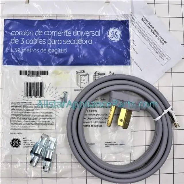 Alt view image 7 of 12 - Petra 3PRONGDRY 3 Prong Universal Electric Dryer Power Cord