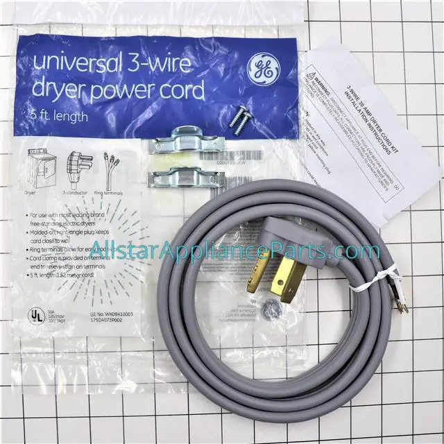 Alt view image 11 of 12 - Petra 3PRONGDRY 3 Prong Universal Electric Dryer Power Cord