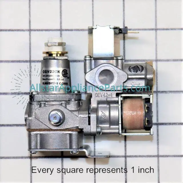Alt view image 3 of 6 - LG Dryer Gas Valve Assembly AGM30063309