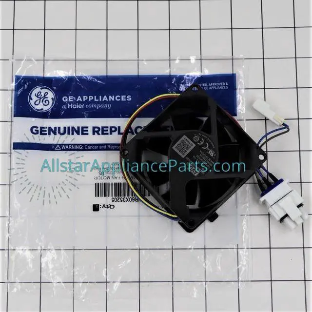 Main image of GE Refrigerator Evaporator Fan Motor WR60X35205