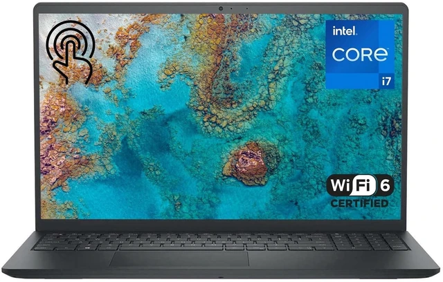 Alt view image 2 of 5 - Dell 15.6" FHD Touchscreen Laptop Intel Core i7-1355U 16GB RAM 512GB SSD Carbon Black