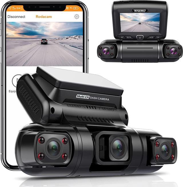 Dash Cam with 128GB Card - 1440P, App Connection, Night Vision