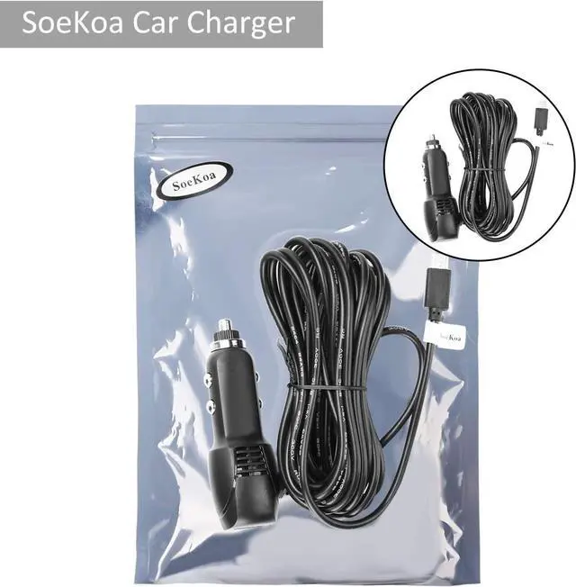 Alt view image 5 of 5 - Dash Cam Charger Micro USB, Car Charger with USB Port Compatible with YI, Roav and Most Other Dash Cameras, Sat Navs, Other Android Devices. (11.5FT)