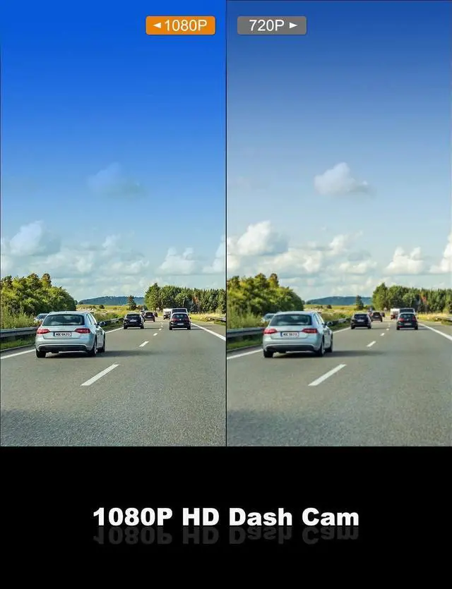 Alt view image 3 of 7 - Dash Cam 1080P DVR Dashboard Camera Car Driving Recorder 3 Inch Driving Camera LCD Screen, 170°Wide Angle, WDR, G-Sensor, Loop Recording, Parking Monitor, Motion Detection