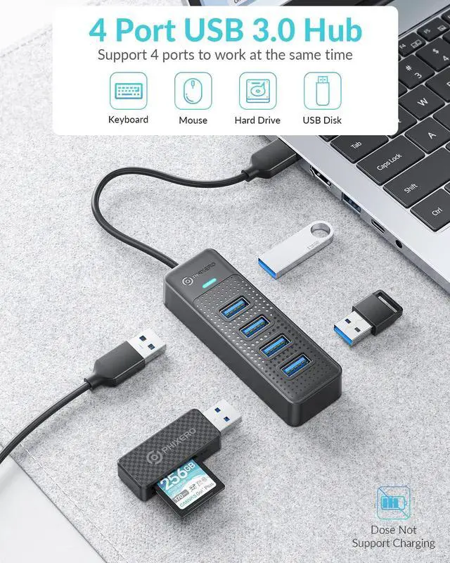Alt view image 5 of 7 - Laptop Docking Station 14 in 1 USB C Hub Triple Display with 2 x 4K HDMI 1080p VGA 100W Power Delivery 5Gbps USB-A/C Data Ports for MacBook  XPS and More