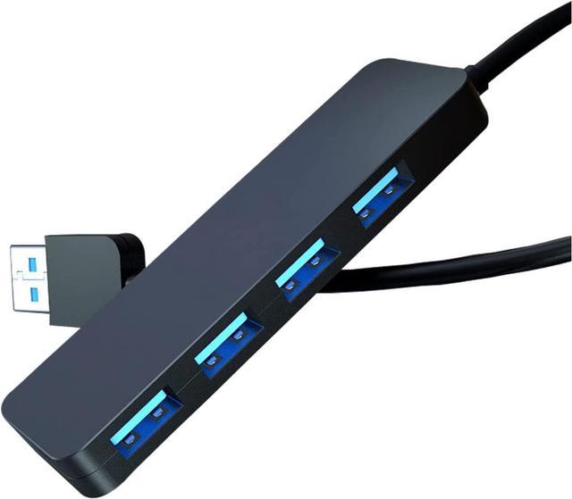 USB 3.0 Hub 4-Port, Ultra-Slim Data USB Hub Splitter USB Expander for  MacBook, Mac