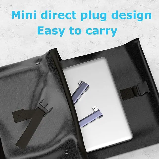 Alt view image 7 of 7 - USB Hub 3.0, 4 Port USB Splitter, USB Hub for pc with 3 USB 2.0 Ports and 1 USB 3.0 Port for Flash Drives, HDD, Printer, Console, Camera, Keyboard, Mice (Right end Model)