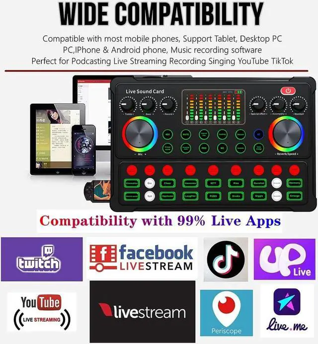 Alt view image 6 of 7 - Podcast Equipment Bundle, 48V Condenser Microphone Bundle with M300 Voice Changer, Podcast Microphone Recording Studio Package for Podcasting Live Streaming Singing PC Mobile TikTok YouTube