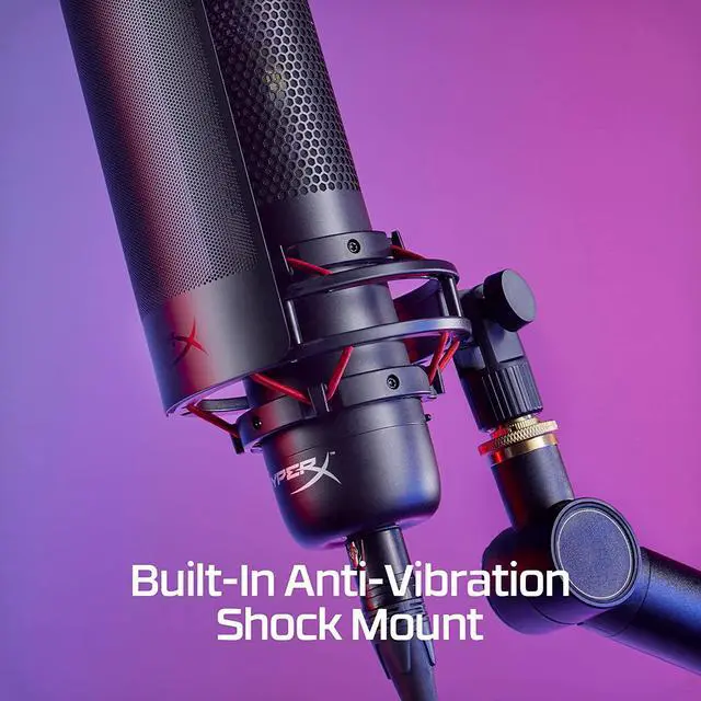 Alt view image 6 of 7 - HyperX ProCast Microphone  Large Diaphragm Condenser Mic, XLR Connection
