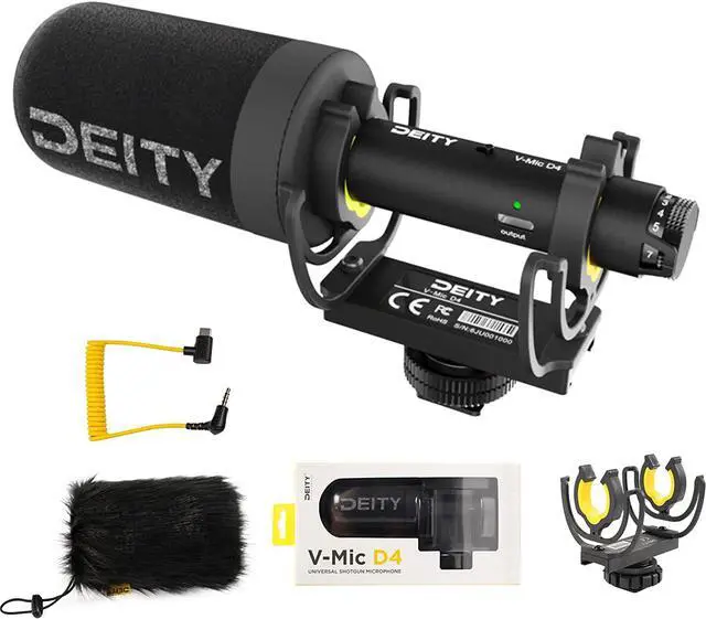 Main image of V-Mic D4 Directional Shotgun Microphone Condenser Recording Microphone for DSLR IpadOS Computers Smartphones