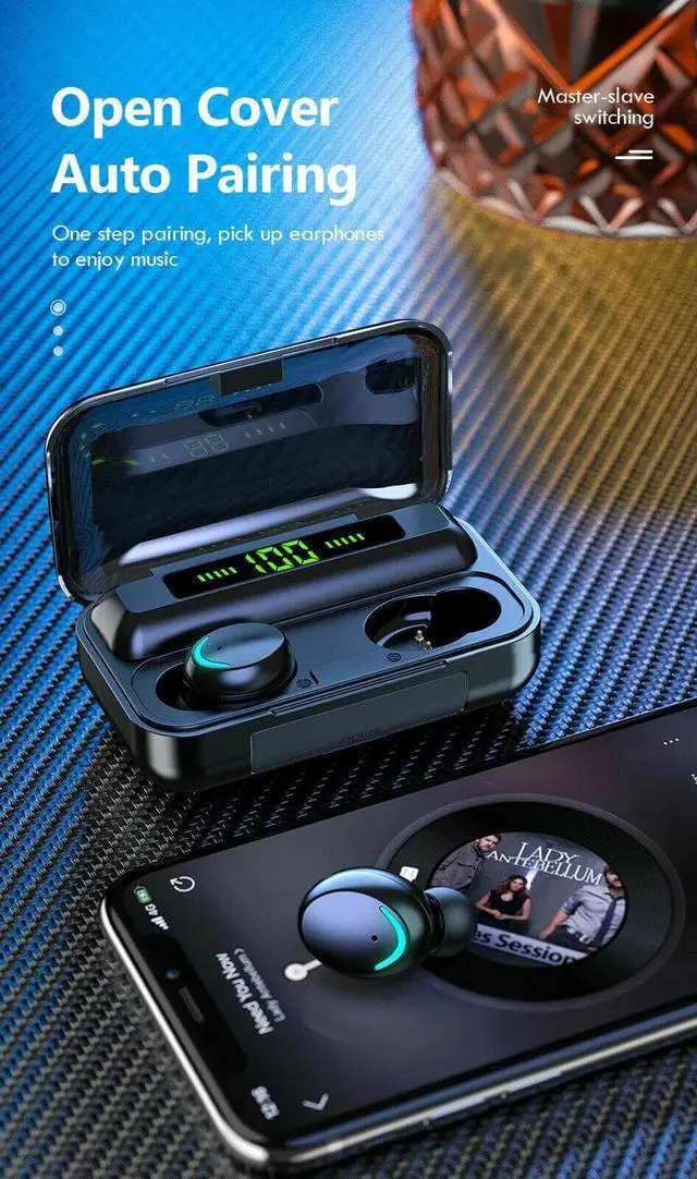 Alt view image 3 of 7 - Bluetooth Earbuds TWS 5.3 all phones laptop tablet Wireless Earphone Waterproof