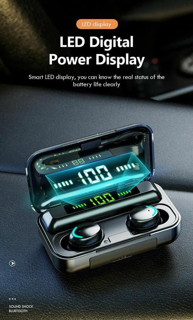 Alt view image 6 of 7 - Bluetooth Earbuds TWS 5.3 all phones laptop tablet Wireless Earphone Waterproof