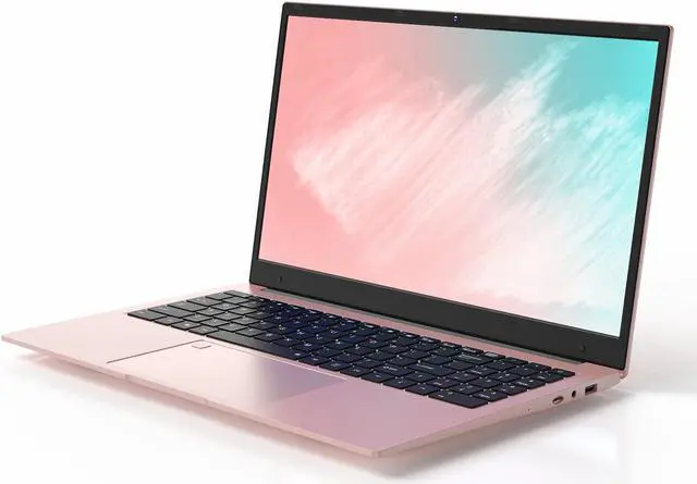 Alt view image 3 of 7 - JSHIX  Laptop Windows 11 Pro,Intel N5095 CPU ,16GB DDR4 RAM  512GB M.2 SSD,15.6 Inches FHD 1080P IPS Display, Full Size Keyboard with Fingerprint Reader,Bluetooth 4.2,WIFI , 3.5 lbs Rose Gold 16GB
