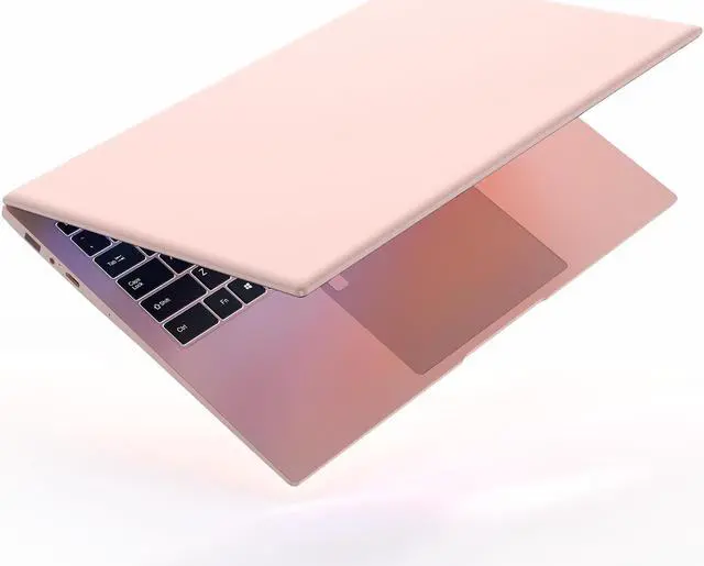 Alt view image 6 of 7 - JSHIX  Laptop Windows 11 Pro,Intel N5095 CPU ,16GB DDR4 RAM  512GB M.2 SSD,15.6 Inches FHD 1080P IPS Display, Full Size Keyboard with Fingerprint Reader,Bluetooth 4.2,WIFI , 3.5 lbs Rose Gold 16GB