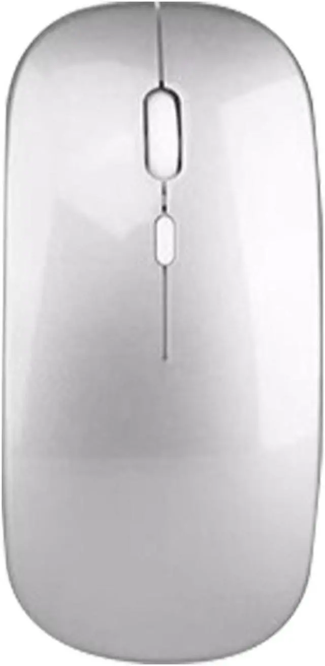 Alt view image 2 of 7 - JSHIX Mouse Bluetooth Wireless mouse, supports wired connection, rechargeable, Bluetooth support, wireless wired connection, Multifunctional mouse,three-in-one Support laptop, Mac,ipad,ipadProSilver