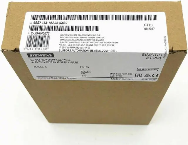 Alt view image 2 of 5 - New In Box SIEMENS 6ES7153-1AA03-0XB0 6ES7 153-1AA03-0XB0 PLC Module