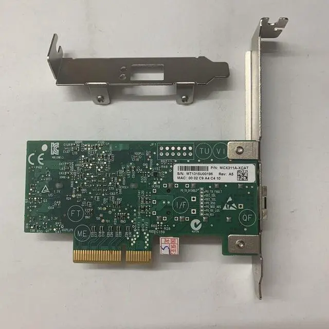 Alt view image 3 of 3 - Mellanox MCX311A-XCAT CX311A ConnectX-3 EN Network Card 10GbE SFP+
