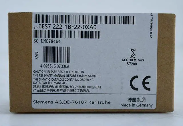 Alt view image 3 of 5 - 1PC New In Box Siemens 6ES7 222-1BF22-0XA0 PLC Module 6ES7222-1BF22-0XA0
