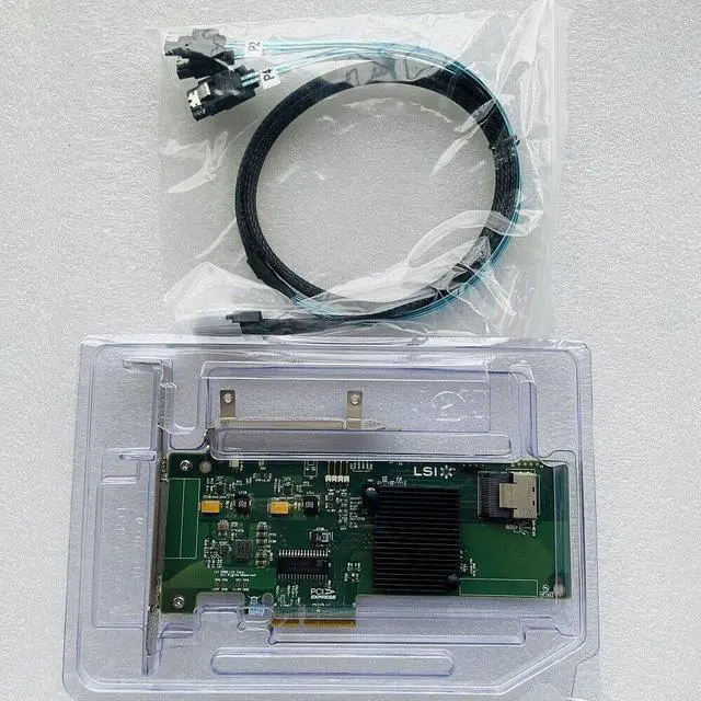 Main image of LSI 9211-4i PCI-E 4Ports 6Gbs Internal RAID Controller Card + SFF-8087 cable