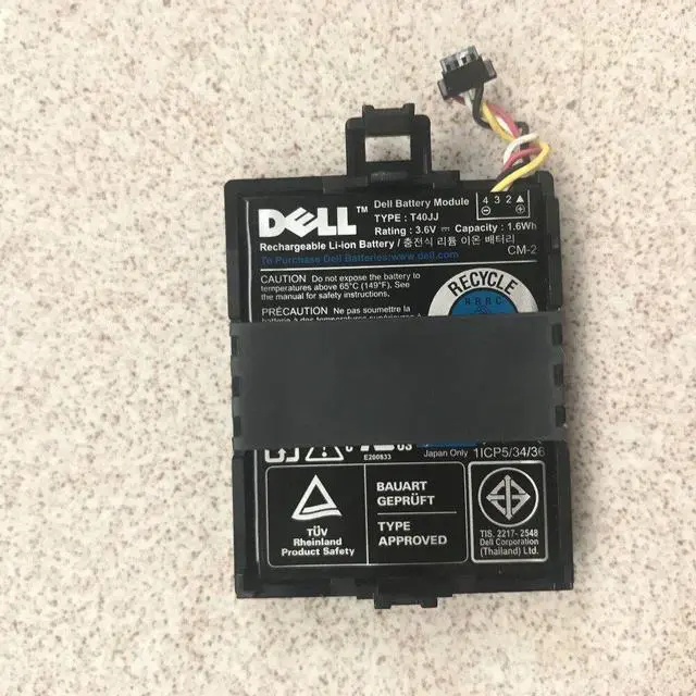 Alt view image 3 of 4 - original genuine T40JJ battery for DELL H710 H710P H810 PowerEdge Server