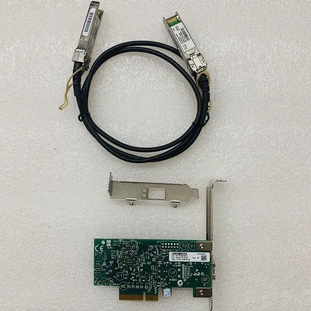 Alt view image 5 of 6 - 2x Mellanox MCX311A-XCAT CX311A ConnectX-3 EN Network Card 2PCS SFP + Cable
