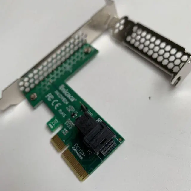 Alt view image 4 of 4 - ANU21PE04 NVMe PCIe x4 to SFF8639 Support nvme u.2 device with SFF8643 cable