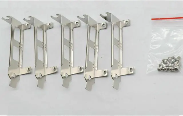 Main image of 10 pcs Low Profile Brackets for Intel X520-DA2 X520-SR2 X520-LR2 X710-DA2