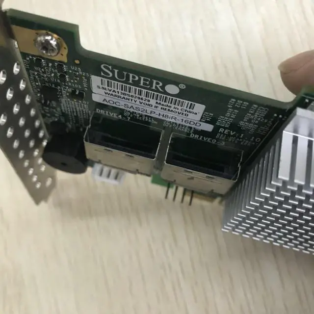 Alt view image 5 of 5 - AOC-SAS2LP-H8IR Supermicro AOC-SAS2LP-H8IR RAID Full and Low profile bracket