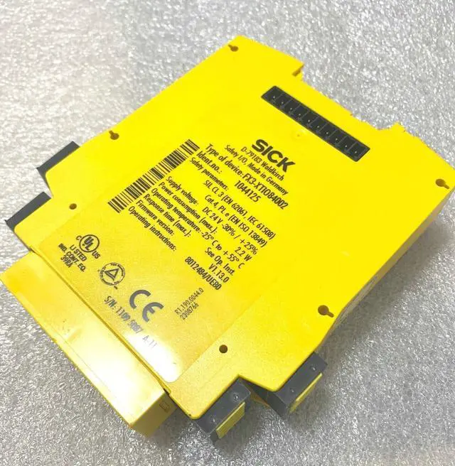 Alt view image 2 of 3 - SICK Safety Relay FX3-XTIO84002 1044125 V1.13.0 New In Box