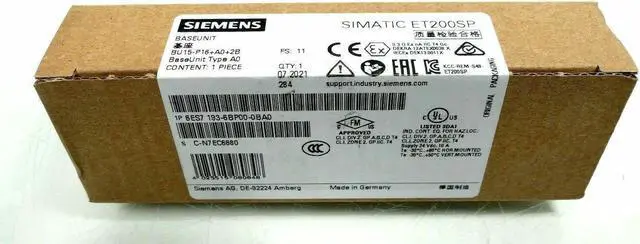 Alt view image 2 of 5 - 1PCS New Siemens ET200SP base unit module 6ES7193-6BP00-0BA0