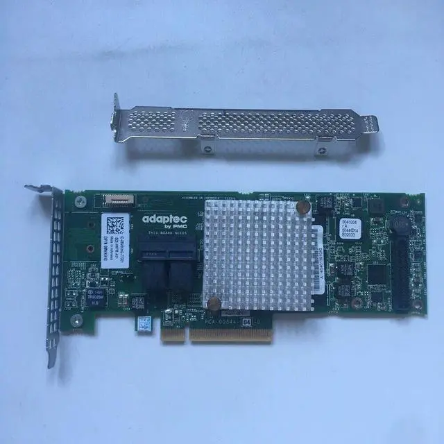 Alt view image 3 of 5 - New ASR-8805 Adaptec 12 Gb/s RAID Controller Card 2277500-R +2P 8643 SATA cable