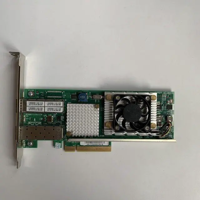 Alt view image 2 of 5 - Broadcom BCM957711A1113G NetXtreme Dual Port 10Gb PCIe Network Card high Bracket