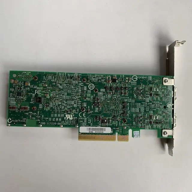 Alt view image 3 of 5 - Broadcom BCM957711A1113G NetXtreme Dual Port 10Gb PCIe Network Card high Bracket