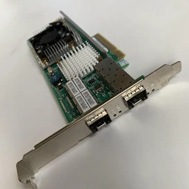 Alt view image 4 of 5 - Broadcom BCM957711A1113G NetXtreme Dual Port 10Gb PCIe Network Card high Bracket