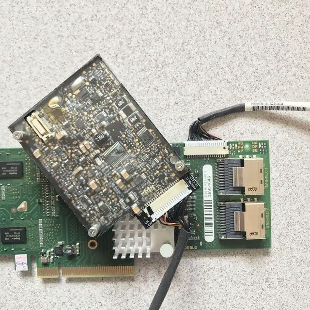 Alt view image 3 of 4 - Fujitsu D2616 LSI 2108 SATA / SAS Raid 6G 512M cache Controller+LSI BBU08=9260