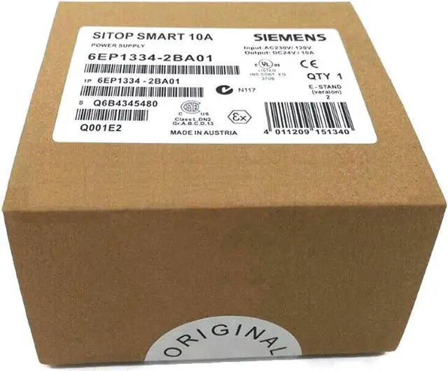 Main image of New In Box Siemens 6EP1334-2BA01 6EP13342BA01 Power Supply Module