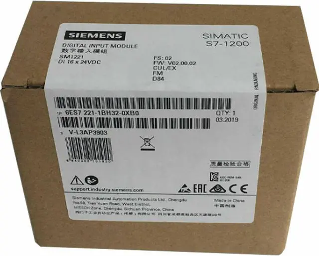 Alt view image 4 of 4 - New In Box SIEMENS 6ES7 221-1BH32-0XB0 6ES7221-1BH32-0XB0 PLC Module