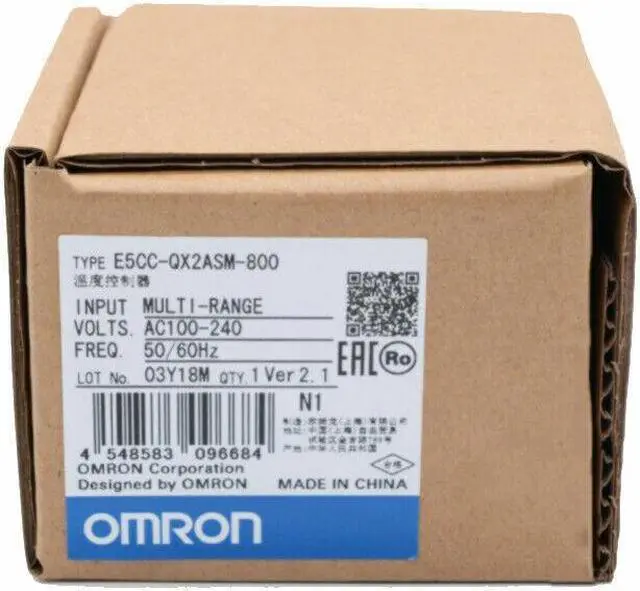 Alt view image 2 of 4 - New in box Omron E5CC-QX2ASM-800 Temperature Controller 100-240VAC