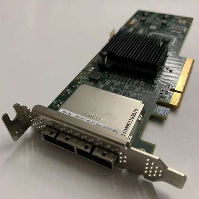 Alt view image 4 of 5 - NEW LSI SAS 9200-8E Logic Controller Card PCIe2 SATA 6GB 2 Ports RAID IT Mode